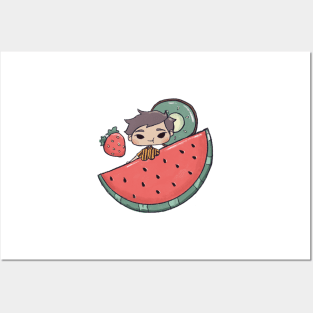 Strawberry Posters and Art